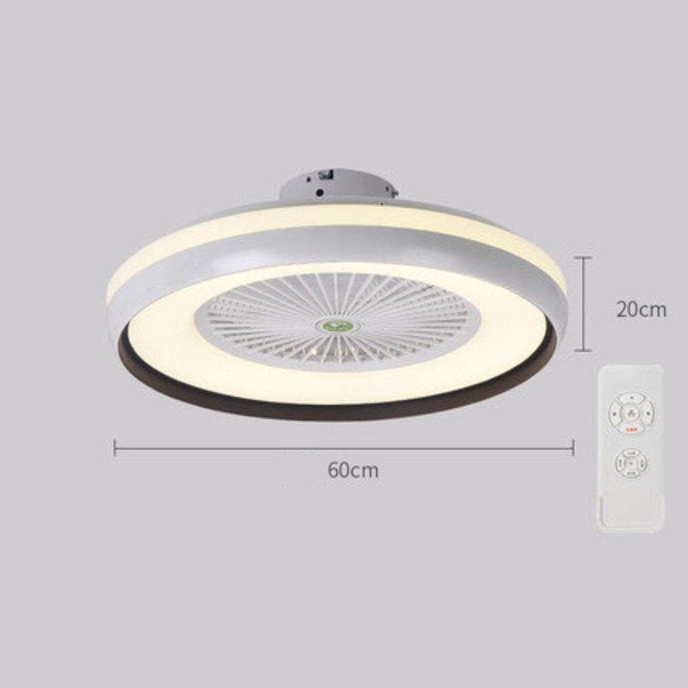 Ceiling Fan with Lighting LED Light Stepless Dimming Adjustable Wind Speed Remote Control
