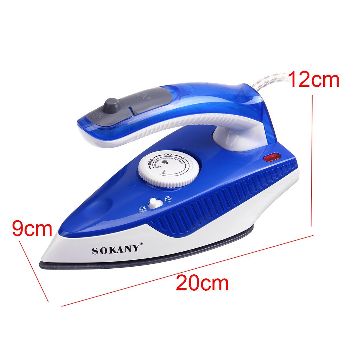 Electric Handheld Spray Steam Iron 1000W Clothes Ironing Steamer Ceramic Garment