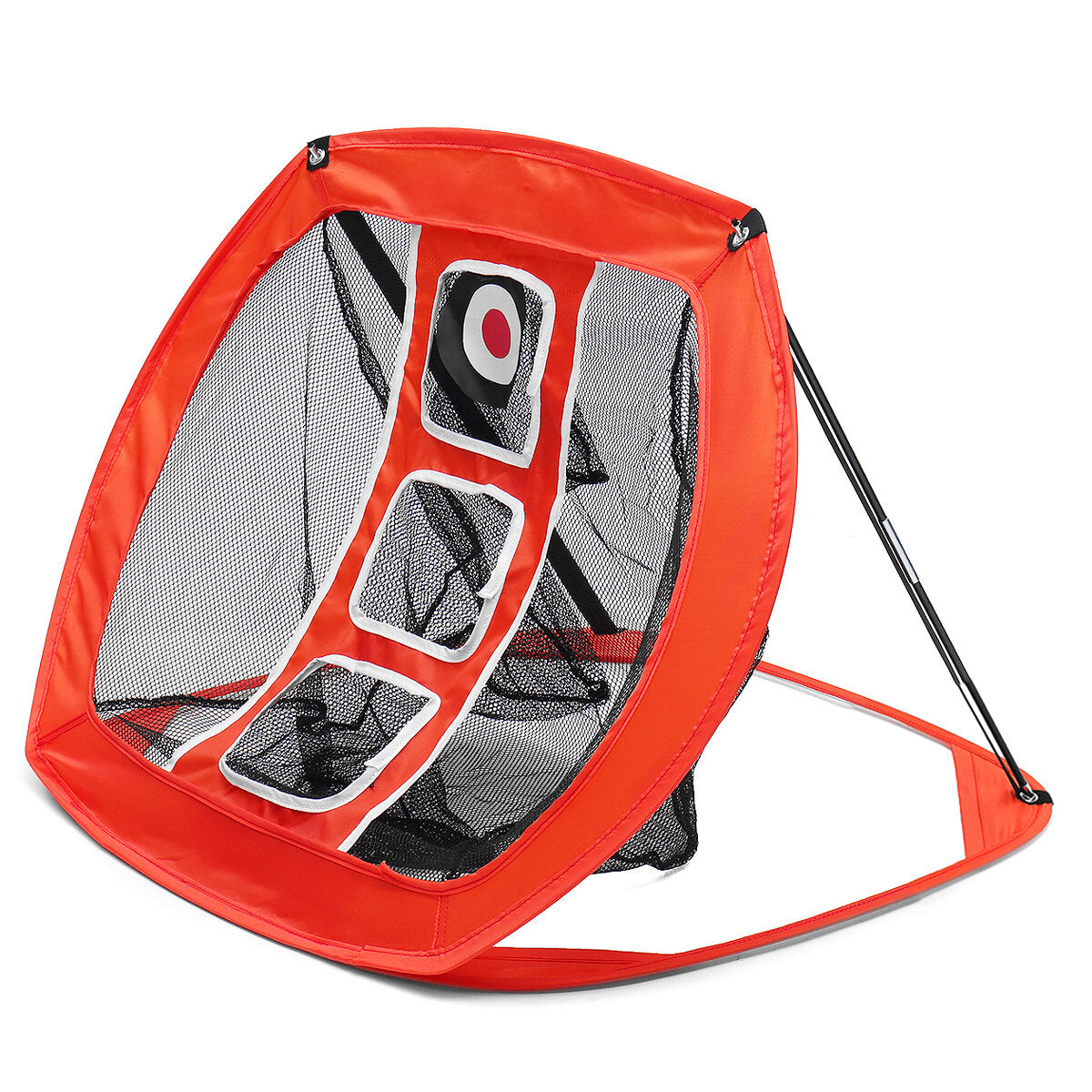 Foldable Golf Chipping Net Backyard Driving Aid Indoor Outdoor Hitting Practice Garden Living Room Beginners Training Cage