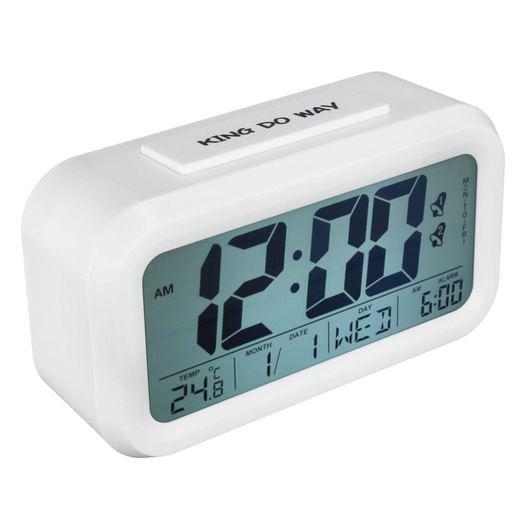 Intelligent Display Alarm Clock LCD Large Display Night Lighting Digital Clock