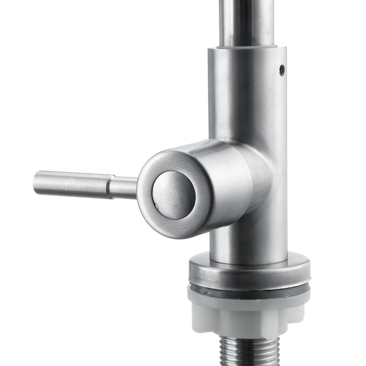 32x13.5cm Stainless Steel Kitchen Sink Faucet Single Lever Cold Water Tap Silver