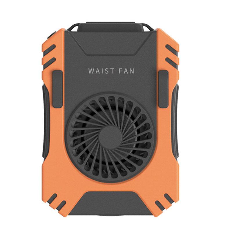 Portable Mini Mute Desktop Fan Wireless Folding Telescopic Floor 3 Gear 140Wide Angle Shaking USB Rechargeable with 7200mAh Battery for Home Office
