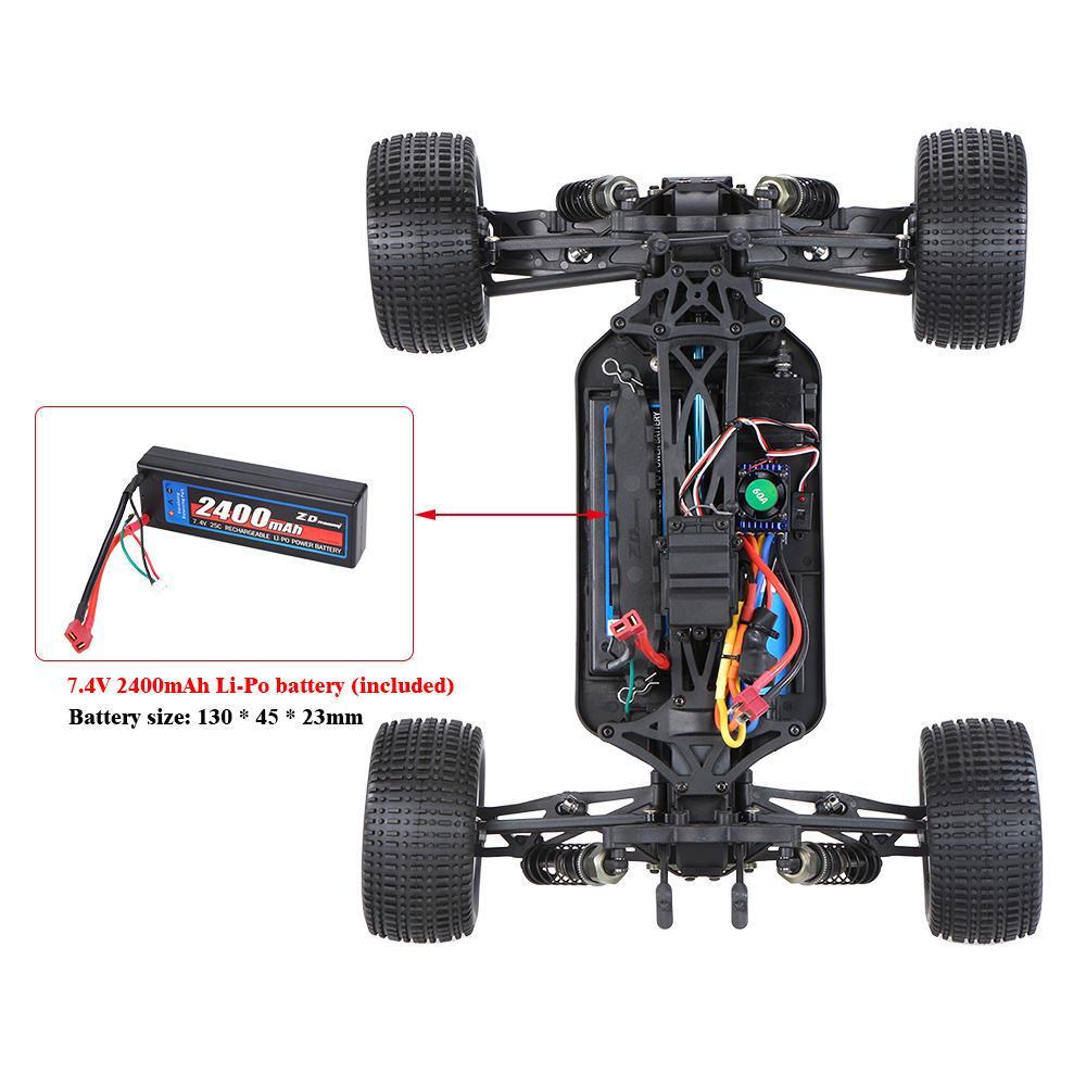 Brushless Thunder ZTX-10 1/10 2.4G 4WD RC Car Truggy