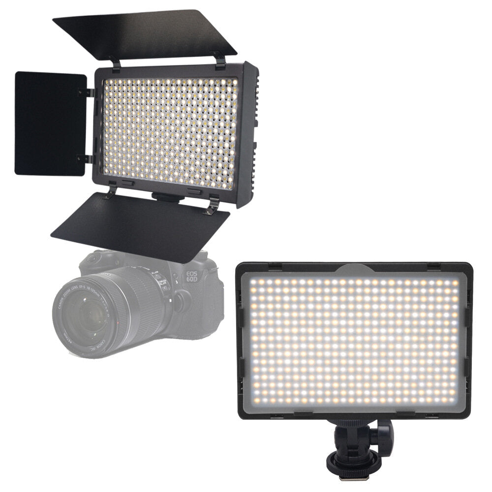 LED Video Light 3200K-5500K Photography Studio Video Dimmable Fill Light for DSLR Camera Mobile Phone Live Broadcast