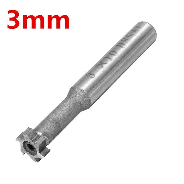 10x3/4/5x60mm HSS T-slot End Mill Milling Cutter 6 Teeth