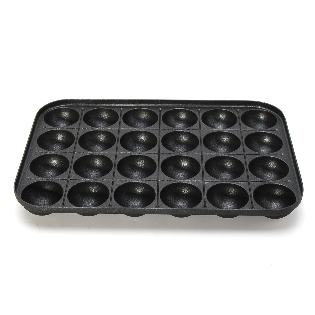 24 Holes Grill Pan Plate Cooking Octopus Ball Kitchen Maker Baking Mold
