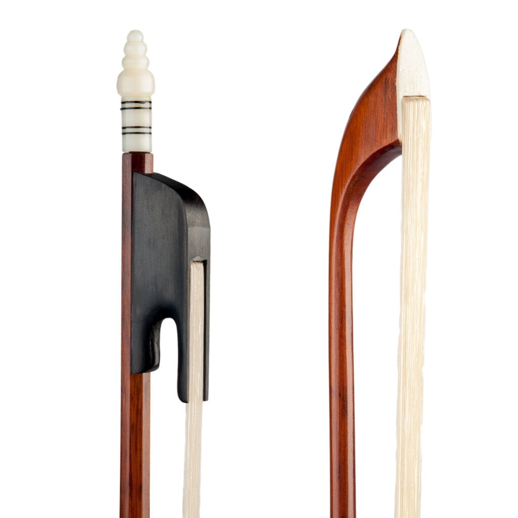 Professional Snakewood Violin Bow 4/4 Fiddle Traditional Baroque Style W/ Ebony Frog
