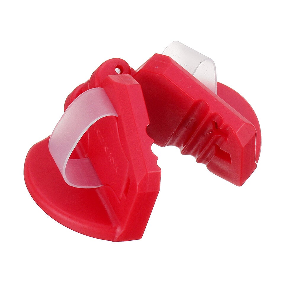 Red Magnetic Safety Nailer ABS Finger Nailer Protect Your Fingers for Hammering Nail