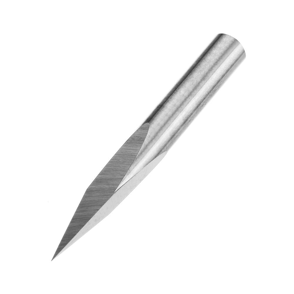 5pcs 6mm Shank 0.1mm Tip 20 Degree Tungsten Steel Engraving Bit CNC Tool