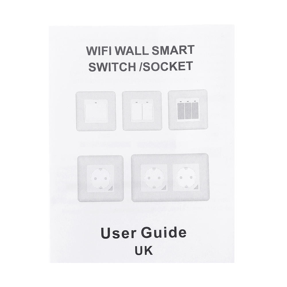 EU Standard 1 Gang Smart Push Button Switch Tuya Wireless Remote Control Work with Alexa Google Home