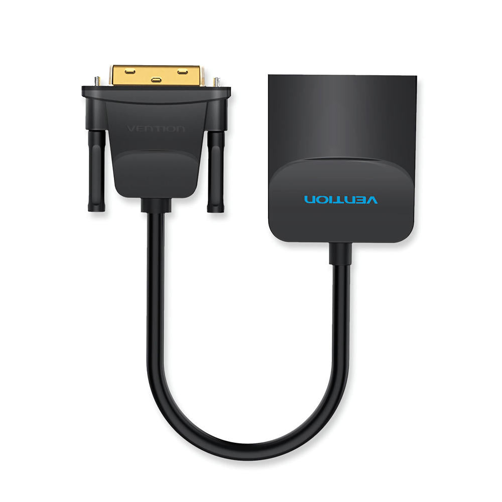 1080P DVI to VGA Converter Video Adapter Cable with Micro USB Power Port
