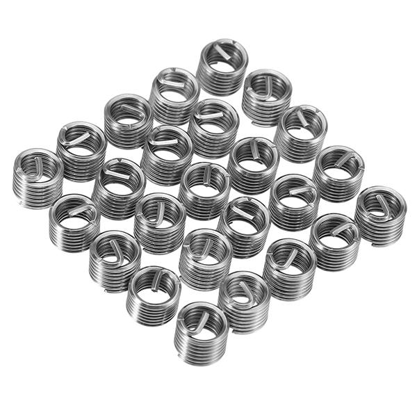 30Pcs Damaged M6 Thread Repair Tool Kit Recoil Insert