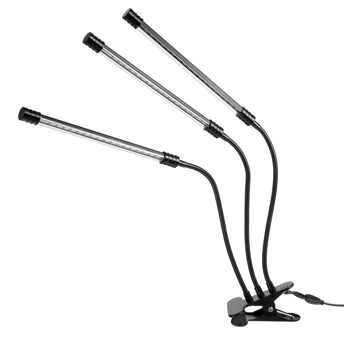 2/3/4 Heads 5730 USB LED Plant Grow Light Dimmable Timer 360 Flexible Clip Hydroponic Garden Desk Tube Lamp