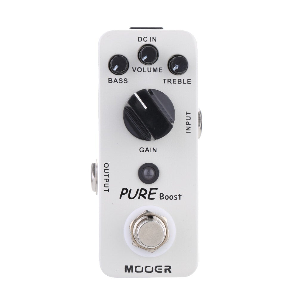 Pure Boost Micro Guitar Effect Pedal Mini Electric True Bypass Metal Shell Parts & Accessories