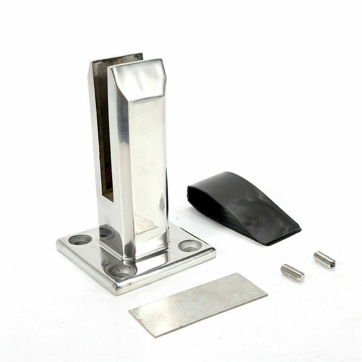 Stainless Steel Glass Clip Swimming Pool Floor Fixing Accessories Base