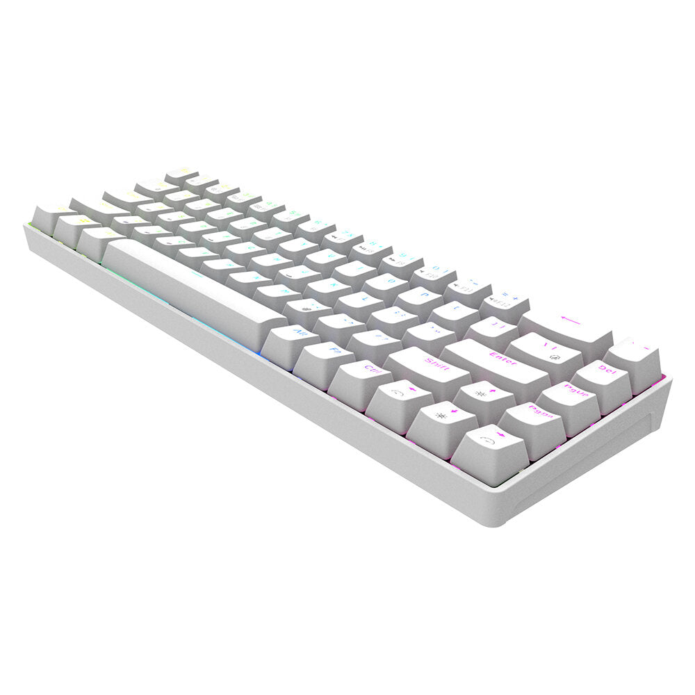 Mechanical Keyboard 68 Keys TTC Switch Hot Swappable Dual Mode Wireless Bluetooth 5.1 Type-C Wired RGB Backlit RK68 Gaming Keyboard