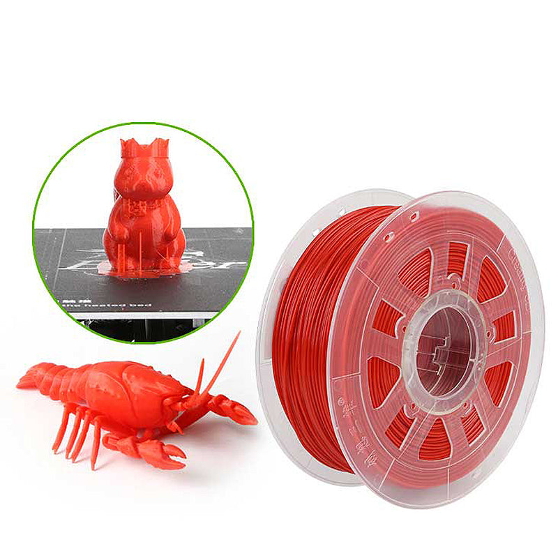 PLA Filament For 3D Printer, White/Black/Yellow/Blue/Red 1.75mm