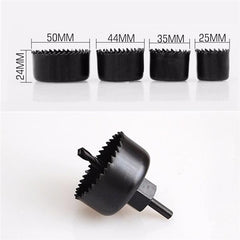 5pcs Hole Saw Set Cutter with Mandrel Wood Working Drill Bit 25mm/ 35mm/ 44mm/ 50mm