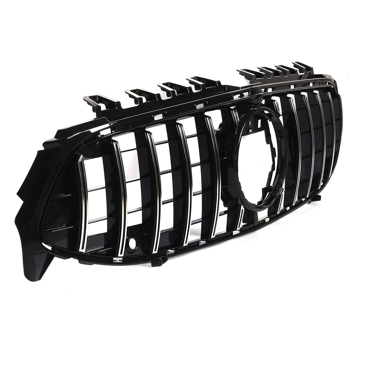 GT Style Chrome Front Bumper Grille Grill For Mercedes CLA Class