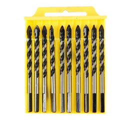 10pcs 6mm 8mm Hole Saw Cutter Triangle Twist Drill Bit Concrete Glass Ceramics Tile Marble Drill Bit