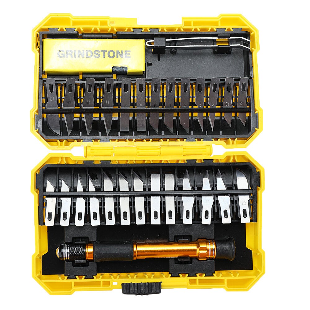 Blades 14/29PCS Hobby Craft Carving Cutter Blade Set for Art Modeling Scrapbooking and Sculpture Woodworking