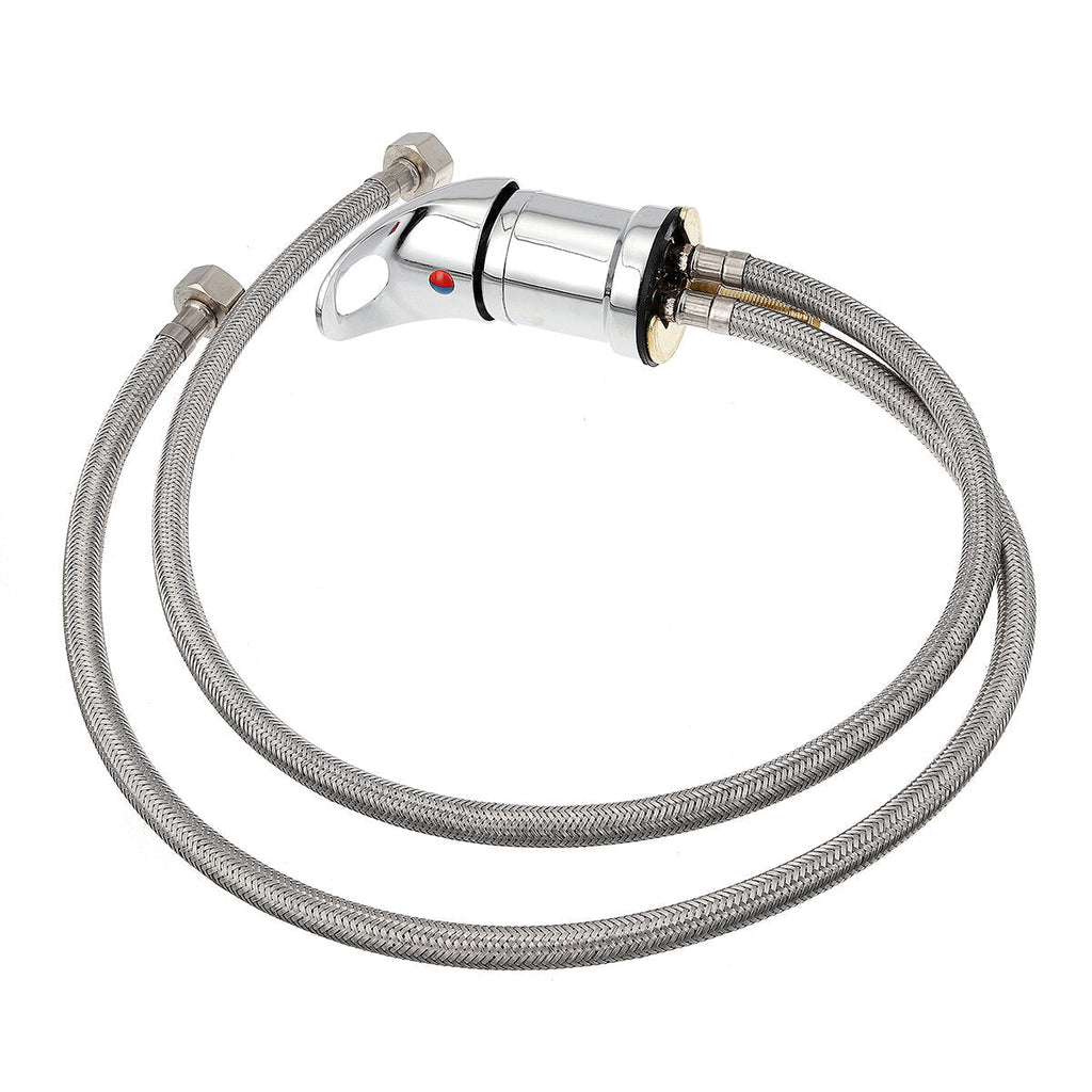 Shampoo Bowl Hair Hot Cold Faucet Handle With Shower Head Hose Beauty Salon