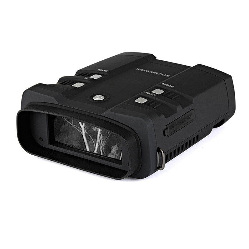 HD Infrared Night Vision Binoculars Hunting Camera 1080P Digital Zoom IR Telescope with TF Card Storage Bag for Wildlife Monitoring