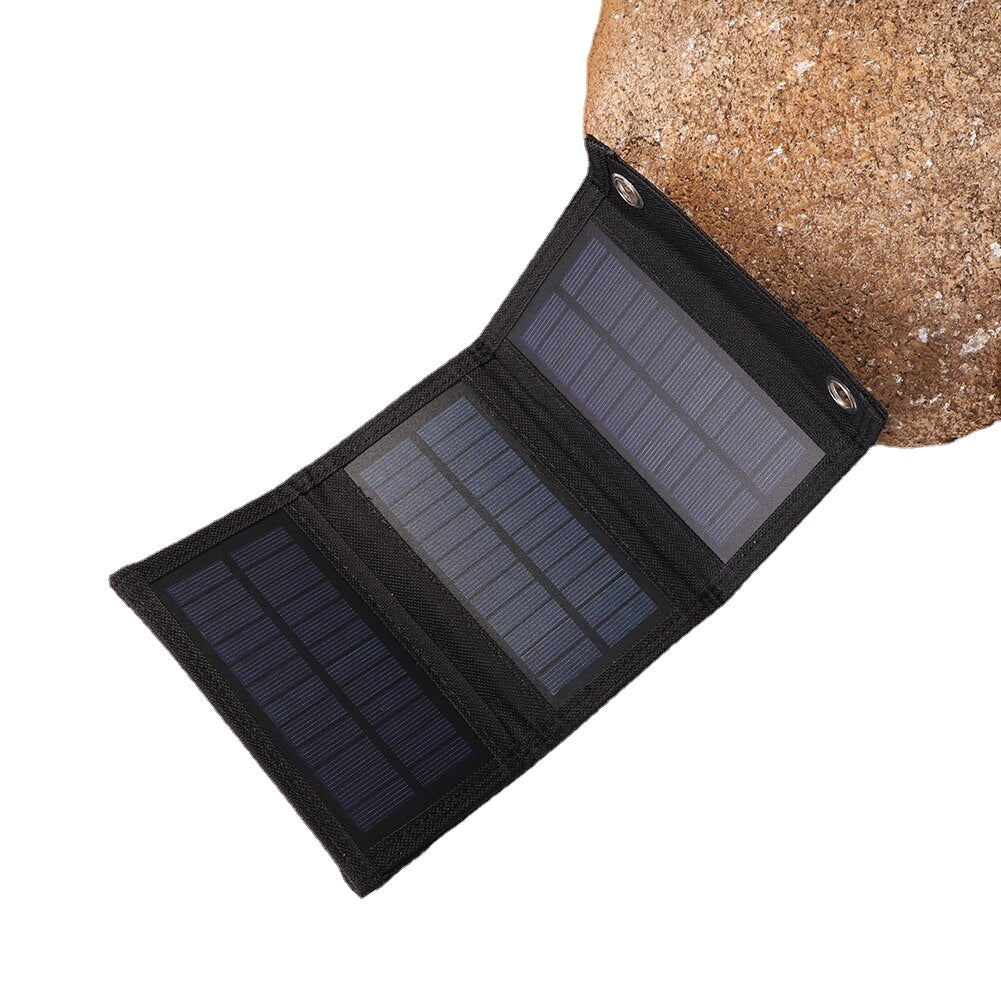 Solar Panel 5W 5V Folding USB Battery Portable Solar Charger Waterproof Solar Battery for Mobile Phone Outdoor