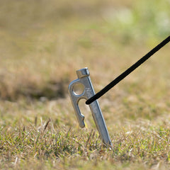 Stainless Steel Tent Nail Large Awning Tent Stake High Strength Camp Stake