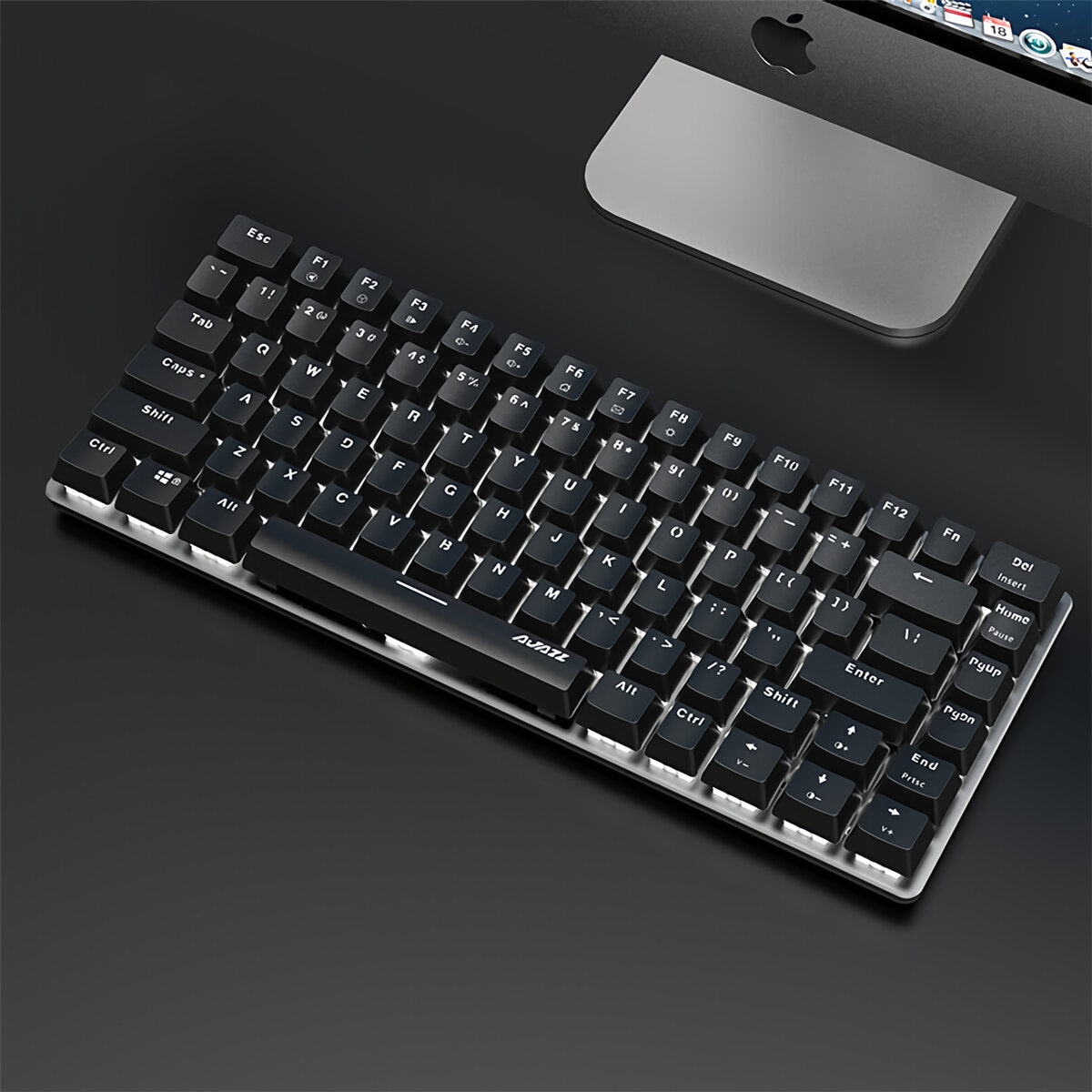 82 Keys Wireless Mechanical Keyboard USB Wired / Bluetooth 5.0 Dual Mode Red Switch Blue Backlight Gaming Keyboard For Computer PC Laptop Gamer