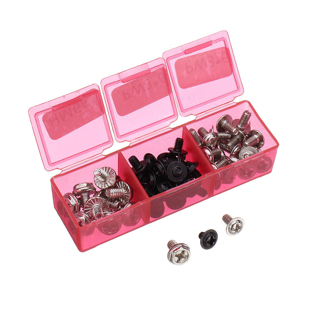 700Pcs/Set M3/M5/M6 DIY Desktop Computer Repair Screw Assortment Mainboard Fan Cross Screws Hex Standoffs Spacers Kits w/ Storage Box
