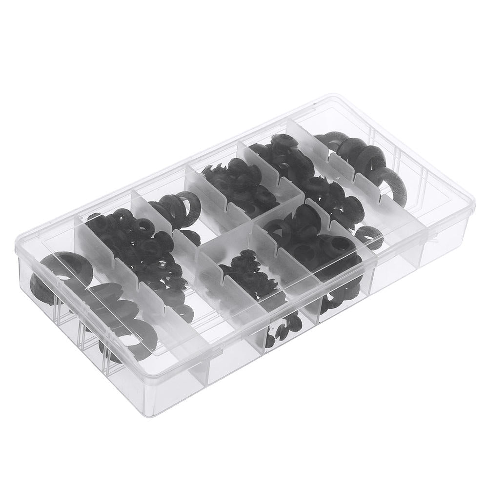 180Pcs Rubber O Ring Washer Grommets Ring Anti-slip Gasket Seal Assortment Set