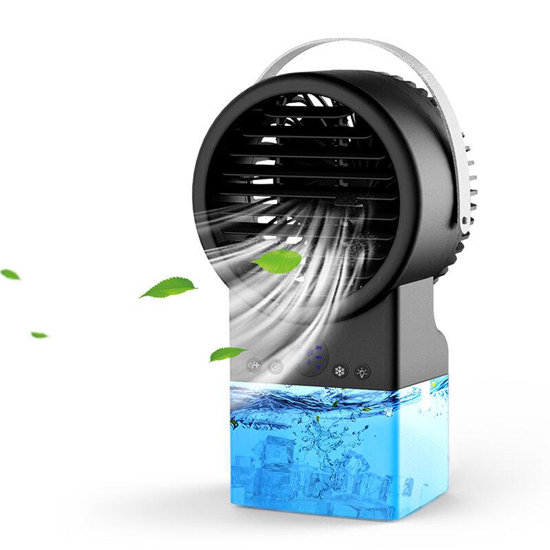 3 in 1 Air Condiction Cooling Fan Air Cooler 3 Gear Wnd Speed with Colorful Light Timing Function for Home and Office