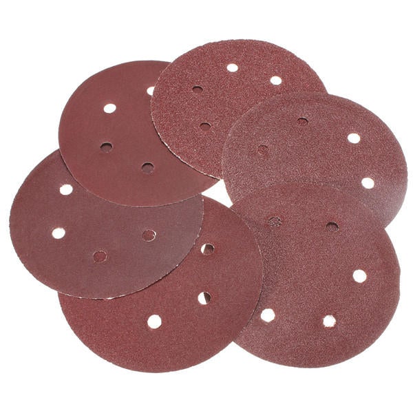 25pcs 6 Inch Sanding Discs 40 60 80 120 180 240 Grit Sanding Paper