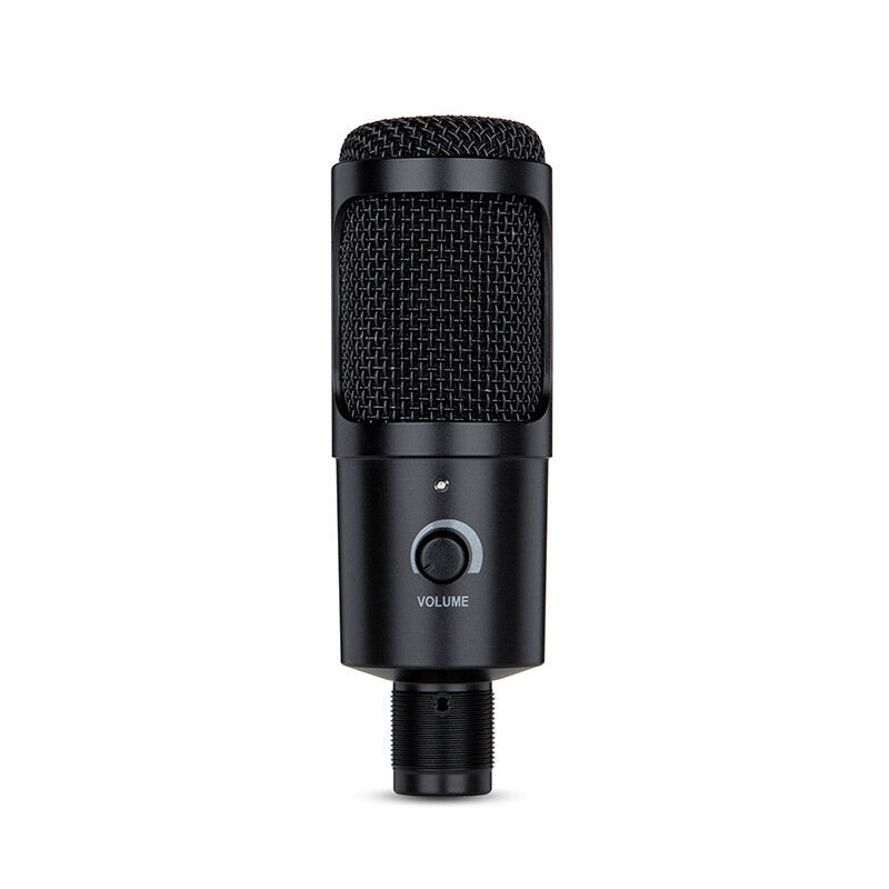 metal usb condenser recording microphone gaming for laptop windows cardioid studio vocals voice skype chatting podcast