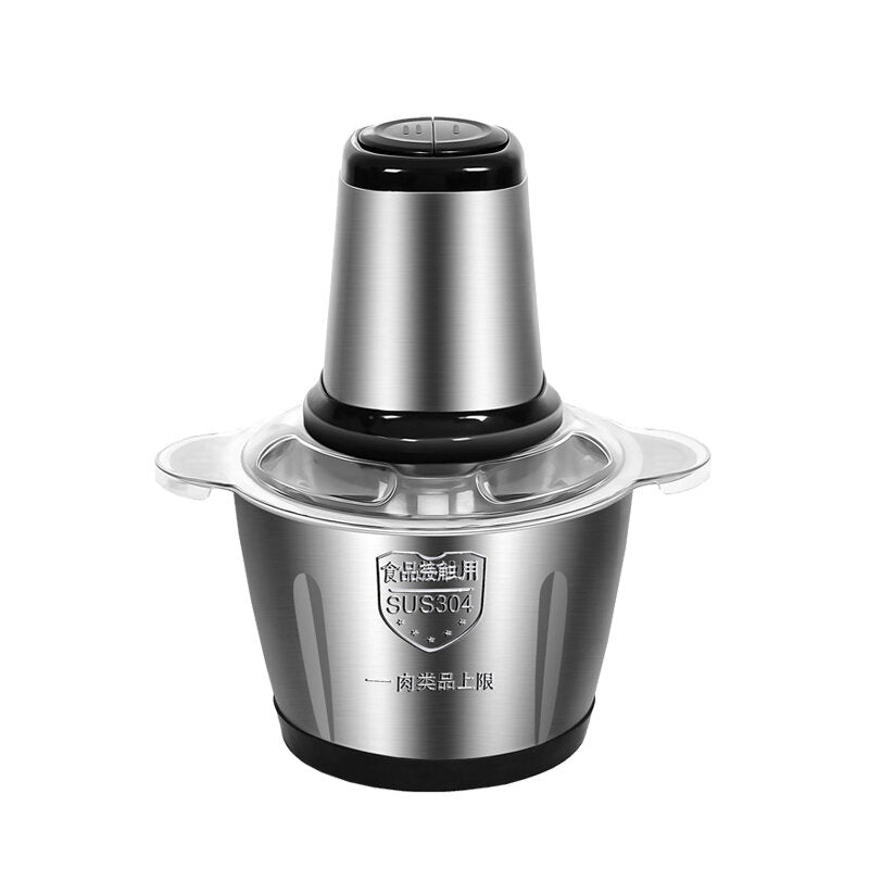 Electric Meat Grinder 500W 2L/3L Stainless Steel Food Chopper Mixing Machine