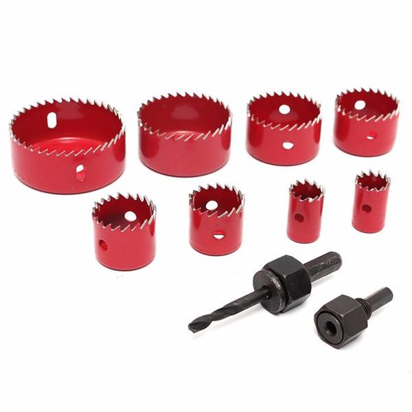8pcs Hole Saw Cutting Set with Hex Wrench Wood Alloy Iron Cutter