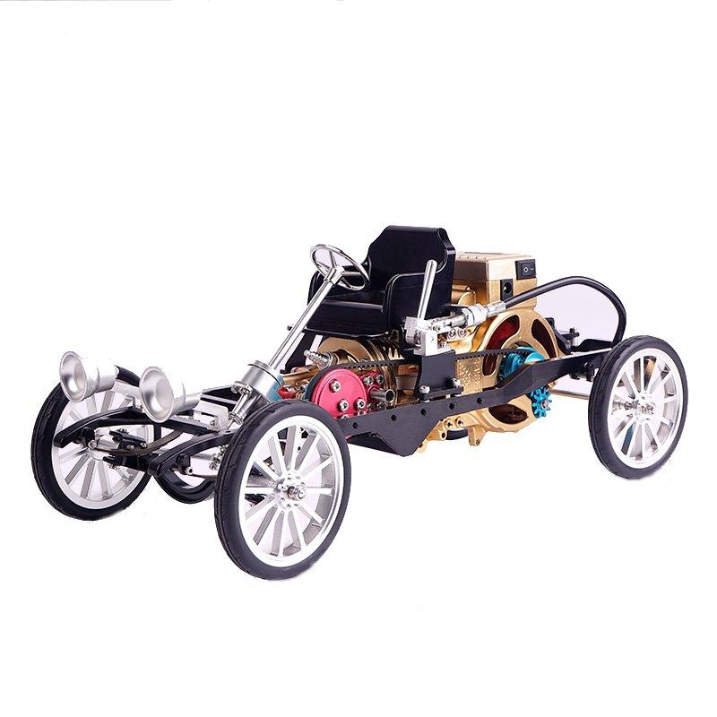 Car Model Single Cylinder Engine Aluminum Alloy Model Gift Collection Toys