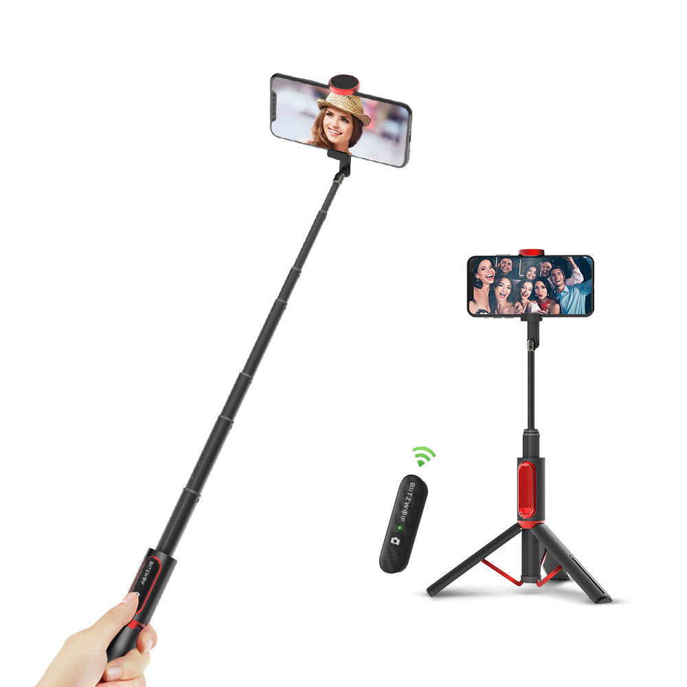 All In One Portable bluetooth Selfie Stick 