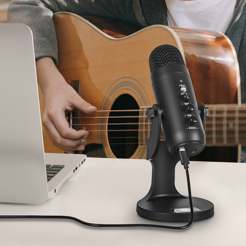 USB Condenser Microphone Gaming Streaming Podcasting Recording for Computer PC