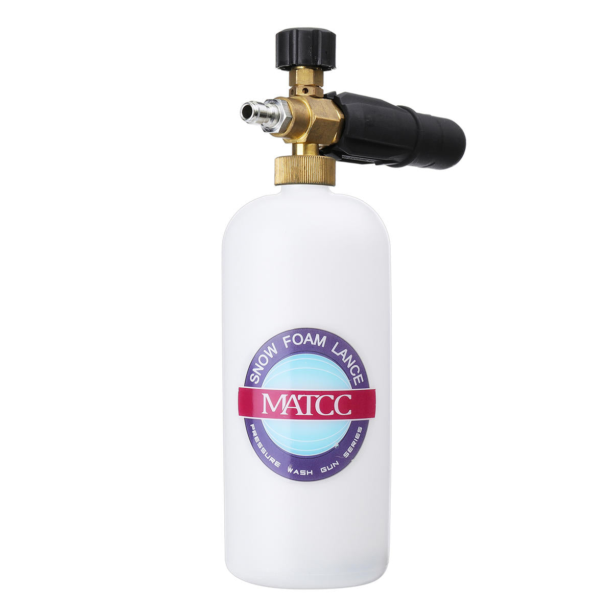 Foam Cannon II Foam Nozzle Pressure Washer Jet Wash with 1/4" Quick Connector Foam Blaaster 0.22 Gallon Bottle Improved Foam Lance