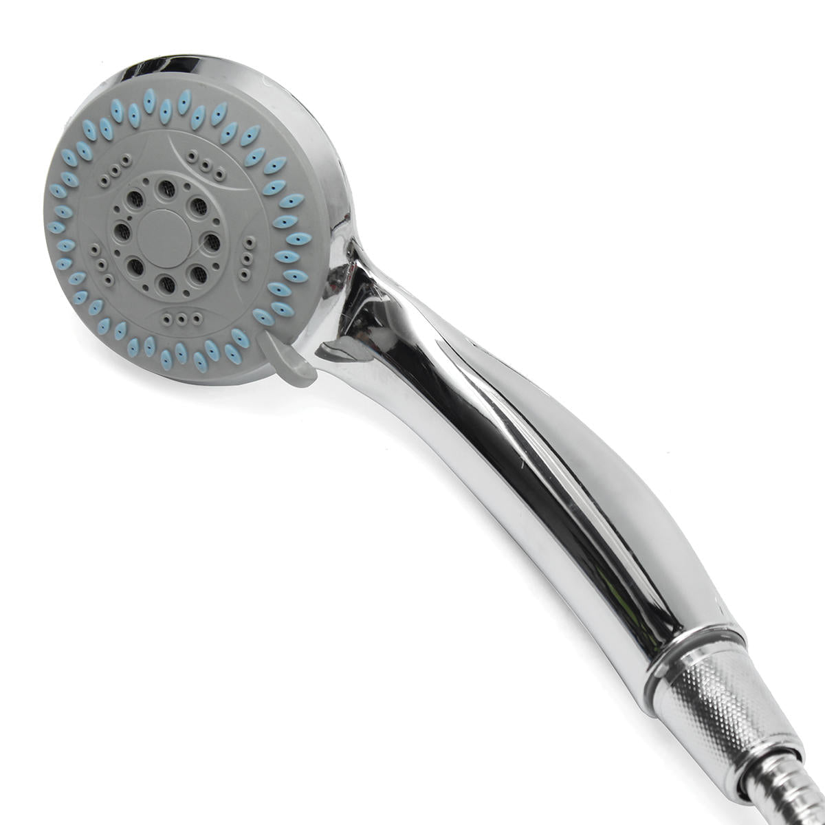 Bathroom Shower Head Riser Rail Bracket Handheld Holder Bar Chrome