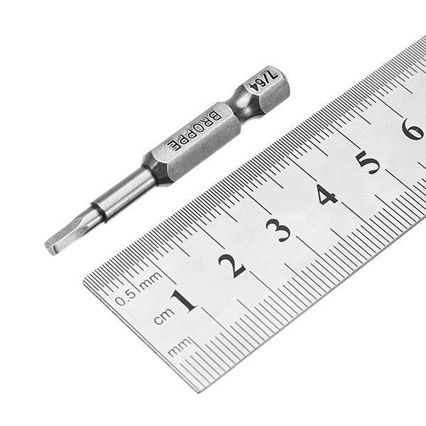 10pcs SAE 5/64-5/16 Inch Hex Head Screwdriver Bit 1/4 Inch Hex Shank Magnetic Screwdriver Bit