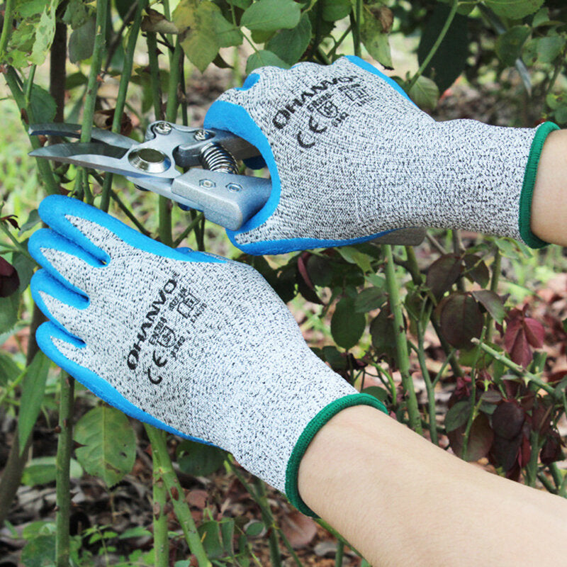 Gardening Protective Gloves Wear-resistant Antiskid Breathable Universal Plam Coating Glove