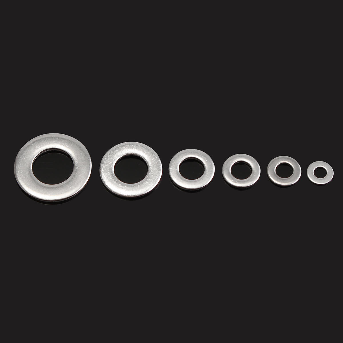 105Pcs Metric Flat Washers Stainless Steel Screw Repair Kit M3/M4/M5/M6/M8/M10