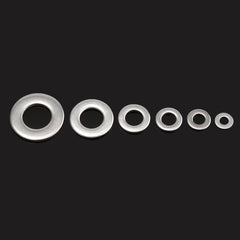 105Pcs Metric Flat Washers Stainless Steel Screw Repair Kit M3/M4/M5/M6/M8/M10
