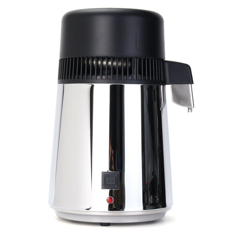 304 Stainless Steel Water Distiller 4L Pure Water Purifier Filter EU Standard Kitchen Appliance