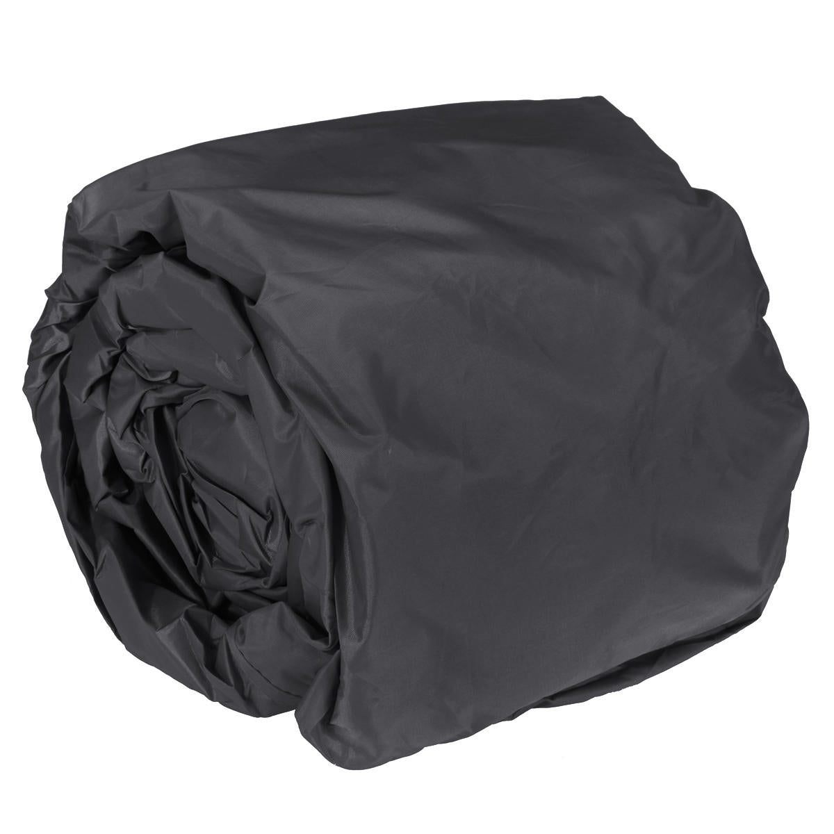 210D Heavy Duty Marine Grade Boat Cover Anti-Smashing Waterproof Trailerable V-hull Fishing Ski Bass Runabouts Black