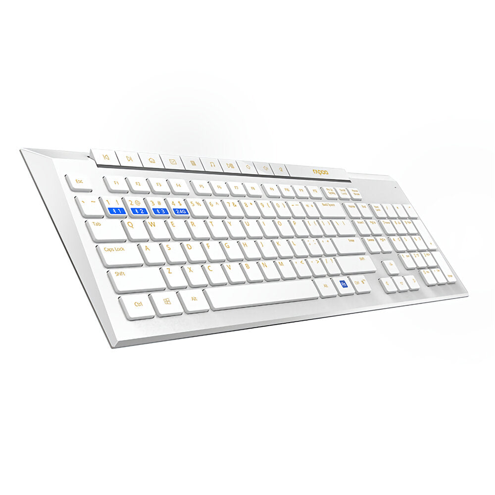 Multi-Mode Wireless Keyboard & Mouse Set Bluetooth 3.0/4.0/2.4GHz 113 Keys Keyboard 1600DPI Mouse Office Business Keyboard & Mouse Combo