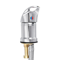 Shampoo Bowl Hair Hot Cold Faucet Handle With Shower Head Hose Beauty Salon